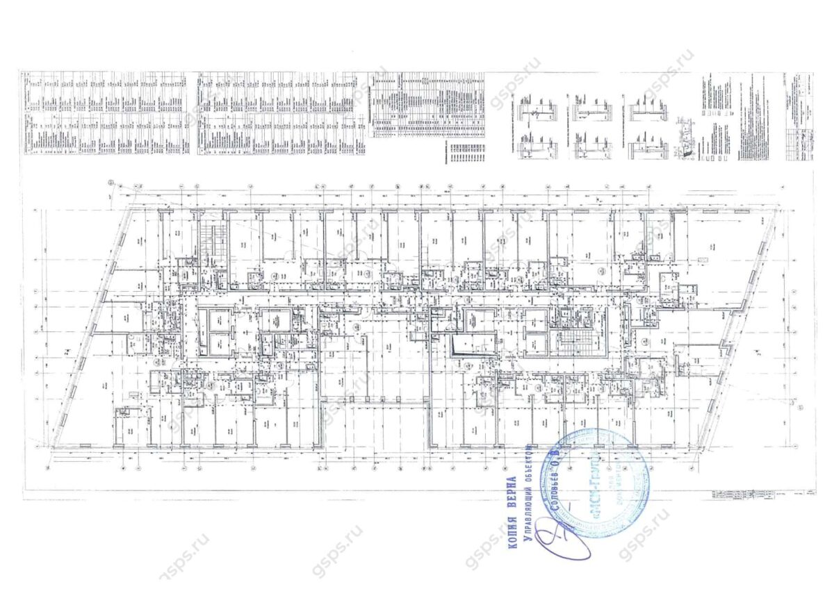 План этажа в ЖК Утесов