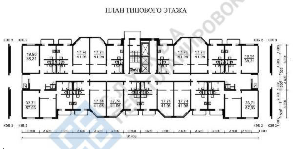План типового этажа серии КОПЭ