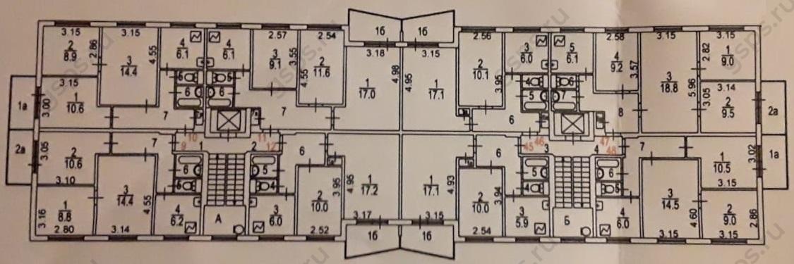 План этажа серии II-49Д
