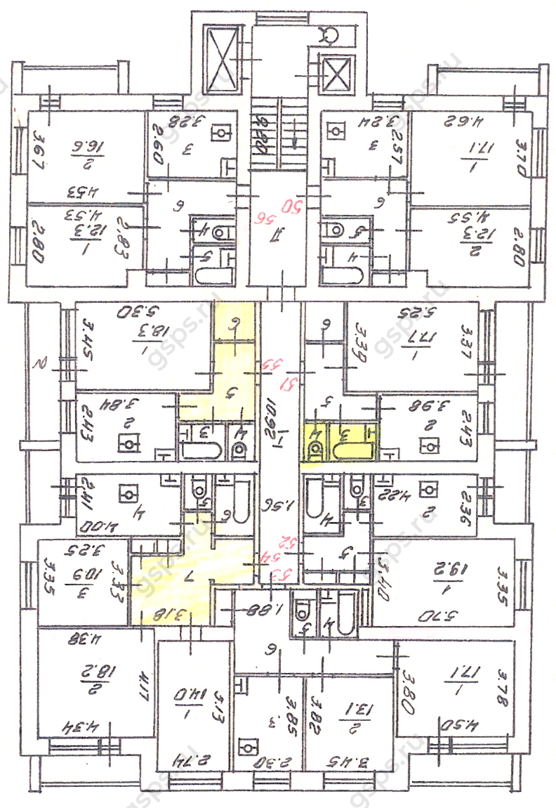 План этажа Башни Тишинская