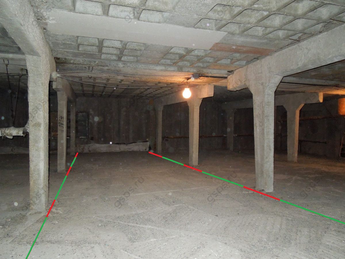Возможные места устройства проемов в несущих стенах на верхних этажах